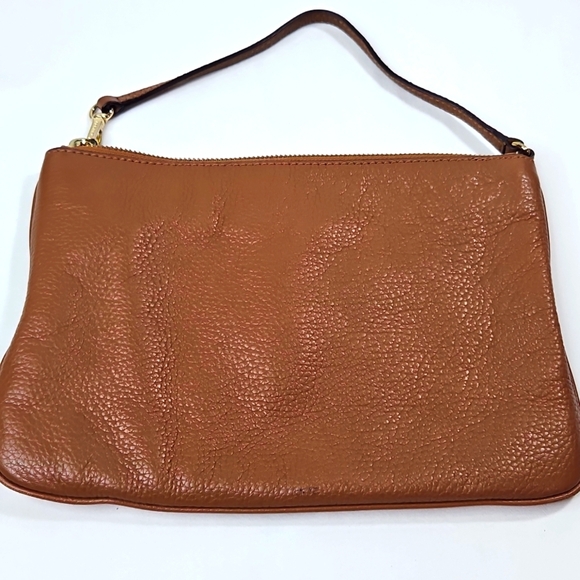 Michael Kors Brown Leather Clutch/Wristlet - Picture 7 of 7